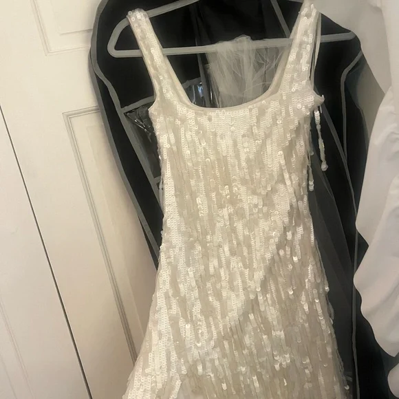 STAUD Le Sable Dress Pearl